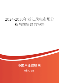 2024-2030年浙江風電市場分析與前景趨勢報告