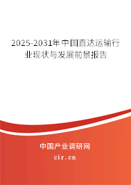 2024-2030年中國(guó)直達(dá)運(yùn)輸行業(yè)現(xiàn)狀與發(fā)展前景報(bào)告