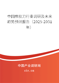 中國橡膠刀行業(yè)調(diào)研及未來趨勢預(yù)測報告（2025-2031年）