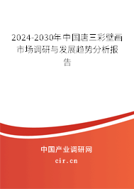 2024-2030年中國唐三彩壁畫市場調研與發展趨勢分析報告