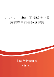 2024-2030年中國(guó)銅球行業(yè)發(fā)展研究與前景分析報(bào)告