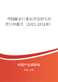 中國報關(guān)行業(yè)現(xiàn)狀調(diào)研與前景分析報告（2025-2031年）