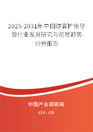 2024-2030年中國球囊擴(kuò)張導(dǎo)管行業(yè)發(fā)展研究與前景趨勢(shì)分析報(bào)告