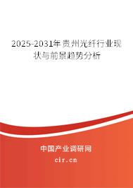 2025-2031年貴州光纖行業現狀與前景趨勢分析