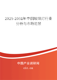 2025-2031年中國玻璃燈行業(yè)分析與市場前景