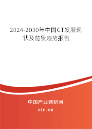 2024-2030年中國CT發展現狀及前景趨勢報告