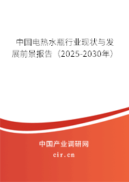 中國電熱水瓶行業現狀與發展前景報告（2025-2030年）