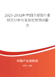 2025-2031年中國冷凝管行業(yè)研究分析與發(fā)展前景預(yù)測報(bào)告