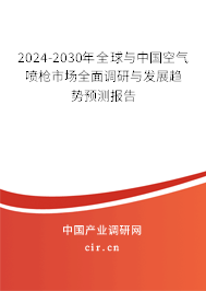 2024-2030年全球與中國空氣噴槍市場全面調研與發展趨勢預測報告