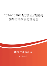 2024-2030年尼龍行業(yè)發(fā)展調(diào)研與市場前景預測報告