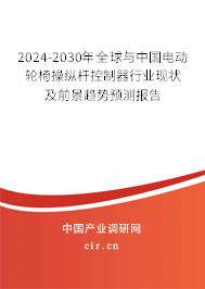 2024-2030年全球與中國電動輪椅操縱桿控制器行業現狀及前景趨勢預測報告