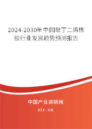 2024-2030年中國聚丁二烯橡膠行業(yè)發(fā)展趨勢預(yù)測報告