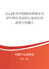 2024年版中國重載碟簧支吊架市場現狀調研與發展前景趨勢分析報告