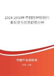 2024-2030年中國防護眼鏡行業現狀與前景趨勢分析