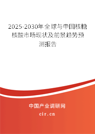 2025-2030年全球與中國核糖核酸市場現(xiàn)狀及前景趨勢預(yù)測報告