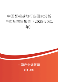 中國影視基地行業研究分析與市場前景報告（2025-2031年）