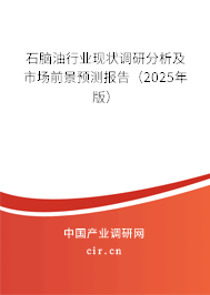 石腦油行業現狀調研分析及市場前景預測報告（2025年版）