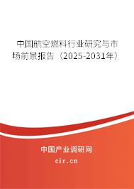 中國(guó)航空燃料行業(yè)研究與市場(chǎng)前景報(bào)告（2025-2031年）