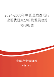 2024-2030年中國黑皮西瓜行業現狀研究分析及發展趨勢預測報告