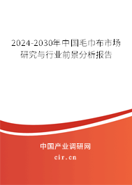 2024-2030年中國毛巾布市場研究與行業(yè)前景分析報(bào)告