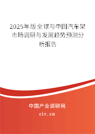 2025年版全球與中國汽車架市場調研與發展趨勢預測分析報告