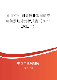 中國企業(yè)網(wǎng)盤行業(yè)發(fā)展研究與前景趨勢分析報告（2025-2031年）