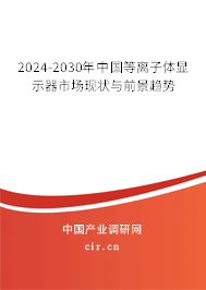 2024-2030年中國(guó)等離子體顯示器市場(chǎng)現(xiàn)狀與前景趨勢(shì)