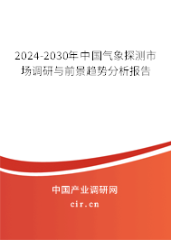 2024-2030年中國(guó)氣象探測(cè)市場(chǎng)調(diào)研與前景趨勢(shì)分析報(bào)告