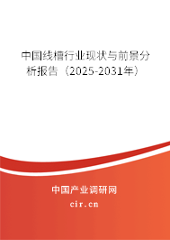 中國線槽行業(yè)現(xiàn)狀與前景分析報(bào)告（2025-2031年）