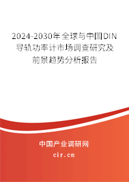 2024-2030年全球與中國DIN導軌功率計市場調查研究及前景趨勢分析報告