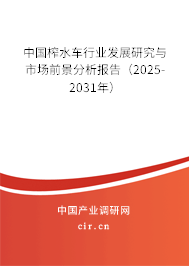 中國榨水車行業(yè)發(fā)展研究與市場前景分析報告（2025-2031年）