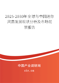 2025-2030年全球與中國迷你風扇發展現狀分析及市場前景報告