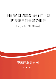 中國5G網(wǎng)絡(luò)基礎(chǔ)設(shè)施行業(yè)現(xiàn)狀調(diào)研與前景趨勢報(bào)告（2024-2030年）